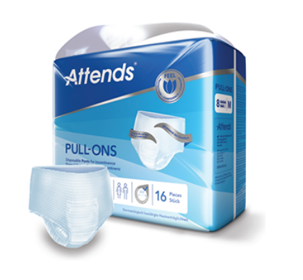 Attends Pull On 8 Drop Medium 2499ml