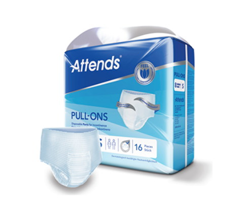 Attends Pull On 8 Drop Small 2499ml