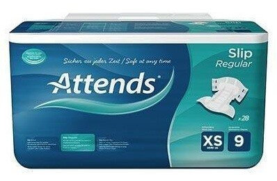 Attends Slip Regular 9 Drop XS 1699ml