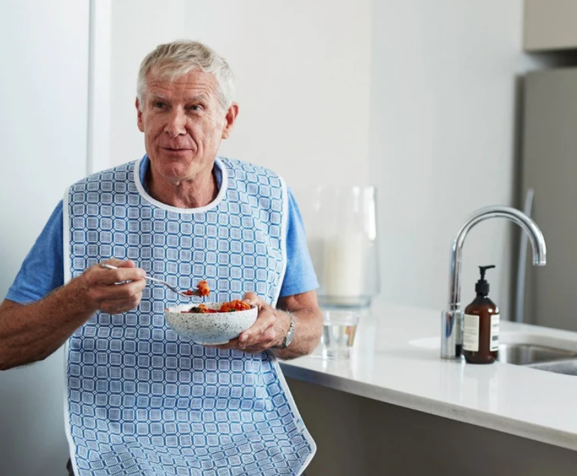 Clothing Protector Feeding Bib – Adult